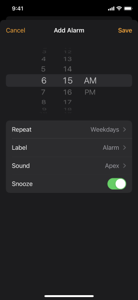 A screenshot of a reminder’s details screen in edit mode. Below the current selected time of 2:00 PM, the expanded time picker displays a numeric key pad.