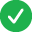 An image of a white checkmark in a green circle to indicate a correct example.