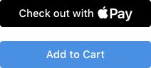 Two Apple Pay buttons, both using the default corner radius.