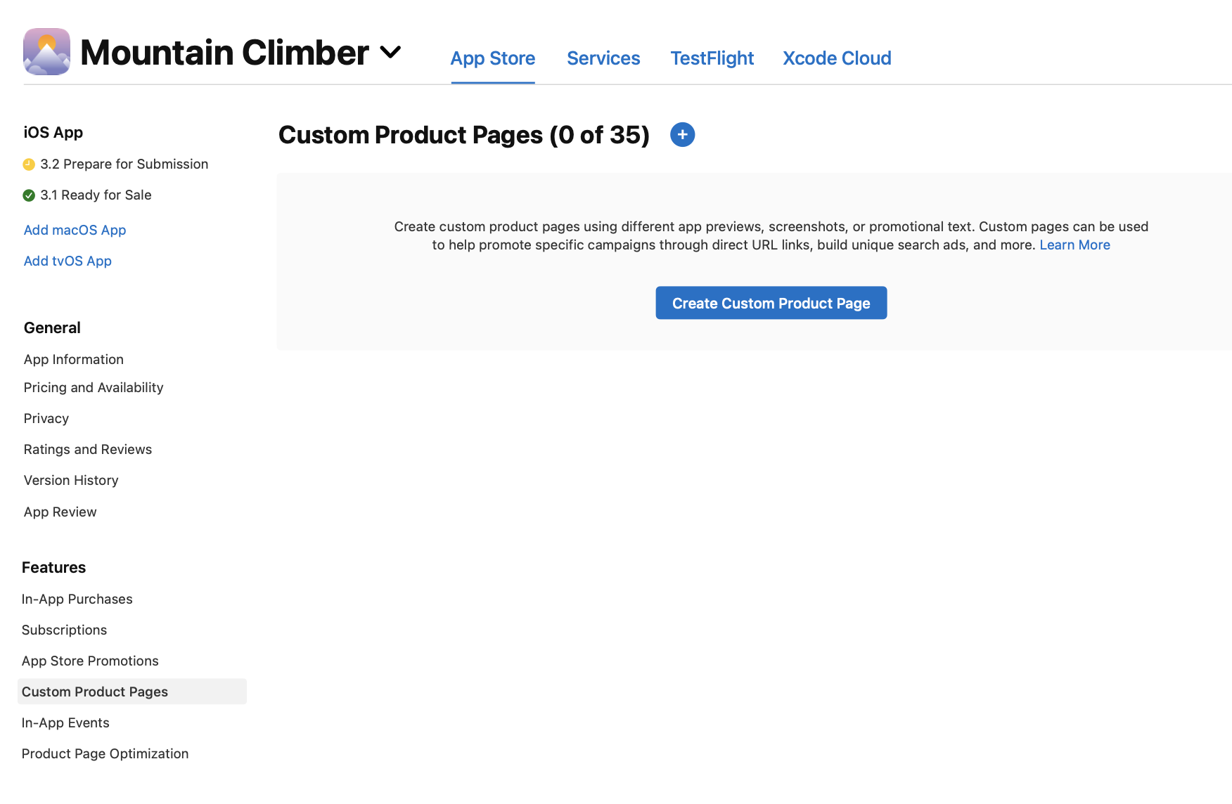 Create a custom product page.