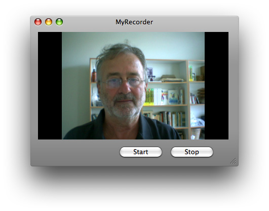 MyRecorder with Start and Stop buttons