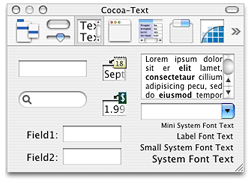 Cocoa-Text palette