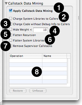 Data Mining Advanced Settings