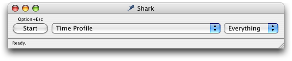Shark main window