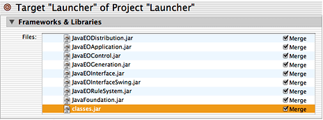 Configure merging of .jar files