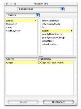 Select the insert method